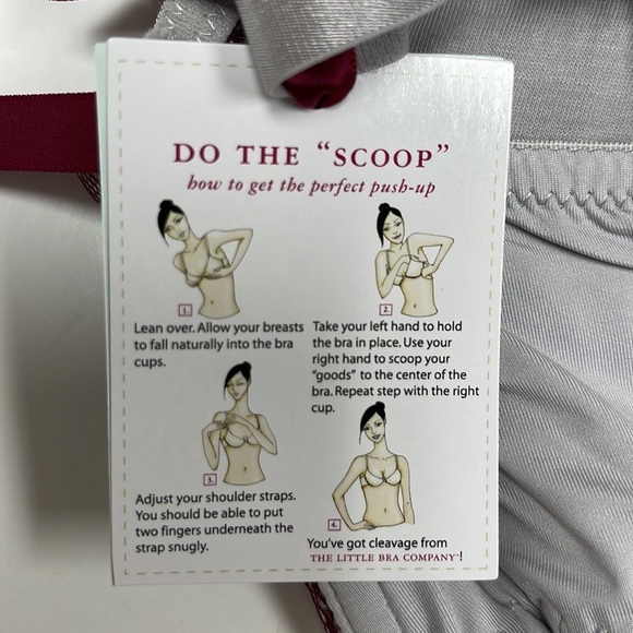 NWT Intimate Bra The Little Bra Company Underwire Hilary Ruby/Eggplant - Picture 8 of 8